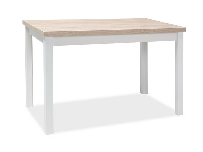 Stół ADAM dąb sonoma/biały mat 100x60