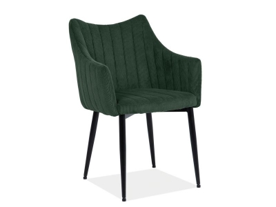 Krzesło tapicerowane MONTE sztruks zielny FJORD 79