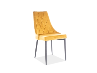 Krzesło tapicerowane TRIX B velvet curry