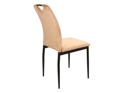 Krzesło tapicerowane RIP velvet beżowy BLUVEL 28