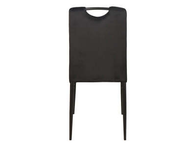 Krzesło tapicerowane RIP velvet czarny BLUVEL 19