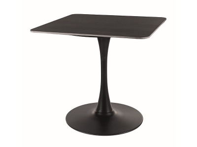 Stół ceramiczny ESPERO II  czarny /czarny 80x80 cm