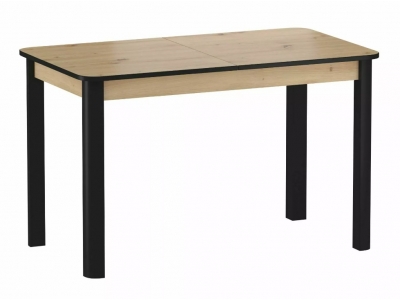 Stół rozkładany DIEGO II dąb artisan / czarny 105(140)x65 cm