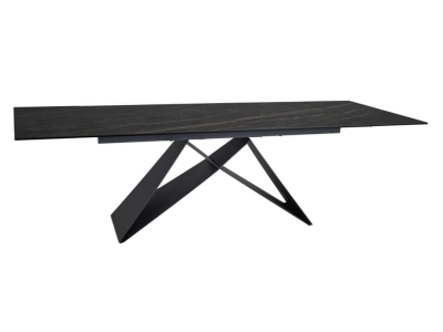Stół rozkładany WESTIN ceramic czarny NOIR DESIRE / czarny (160-240)x90 cm