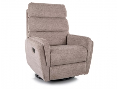 Fotel rozkładany bujany obracany podnóżek relax Argos RAVEN 30 beż Signal