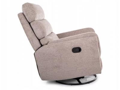 Fotel rozkładany bujany obracany podnóżek relax Argos RAVEN 30 beż Signal
