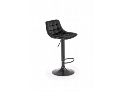 Hoker z podnośnikiem glamour loft krzesło barowe H95 czarny Bluvel 19