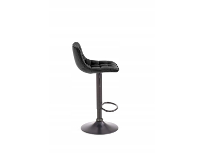 Hoker z podnośnikiem glamour loft krzesło barowe H95 czarny Bluvel 19
