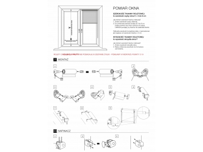 Roleta okienna zaciemniająca SILVER Mardom 114 x 150 kol. piasek