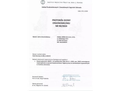 Fotel obrotowy biurowy podłokietniki zagłówek biuro BHP Q-406 czarny eko