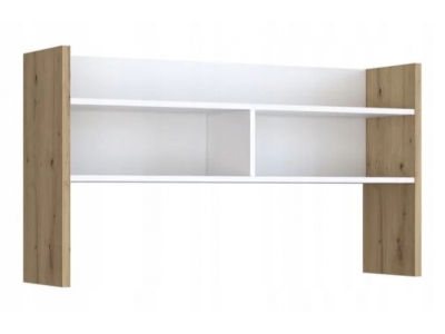 Nadstawka do biurka MODULTRICK 110 cm Biały/Dąb Artisan MDUB121-M957
