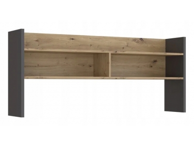 Nadstawka do biurka MODULTRICK 140 cm Dąb Artisan / grafit MDUB122-M329