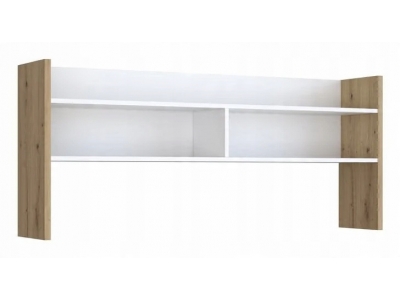 Nadstawka do biurka MODULTRICK 140 cm Biały/Dąb Artisan MDUB 122-M957
