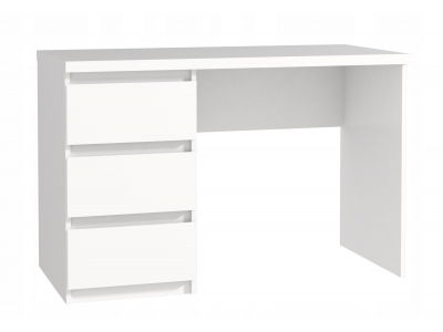 Biurko z szufladami 108 x 50 x 72,5 młodzieżowe Forte MT974-Z12M Biały