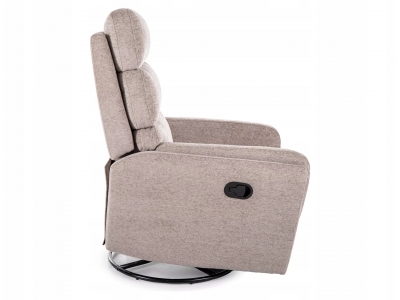 Fotel rozkładany bujany obracany podnóżek relax Argos RAVEN 30 beż Signal