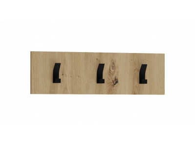 Wieszak wiszący ubraniowy CLIF W-50 wieszaki przedpokój Halmar dąb artisan
