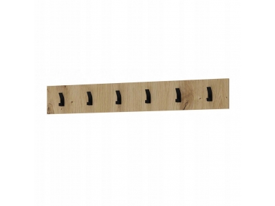 Wieszak wiszący ubraniowy CLIF W-100 wieszaki przedpokój Halmar dąb artisan