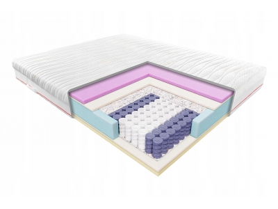 Materac rehabilitacyjny kieszeniowy dwustronny ENYO JANPOL 180x200 rolowany