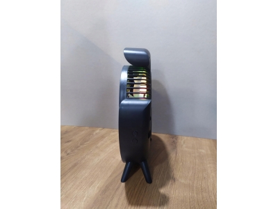 Wentylator biurkowy gamingowy z akumulatorem USB Volteno VO2546 czarny RGB Wentylator biurkowy gamingowy z akumulatorem USB Volteno VO2546 czarny RGB