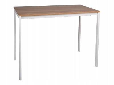 Stół prostokątny kuchnia jadalnia MARIO 100 x 60 dąb / biały Signal