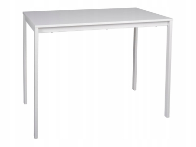 Stół prostokątny kuchnia jadalnia MARIO 100 x 60 biały / biały