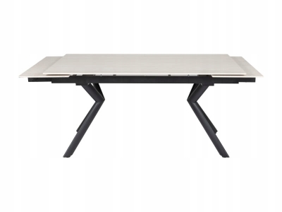 Stół prostokątny rozkładany cermaiczny NORTON 160 - 240 x 90 beż travertine