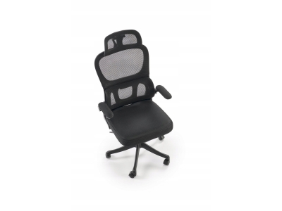 Fotel obrotowy pracowniczy biurowy gabinetowy SOREN czarny Halmar