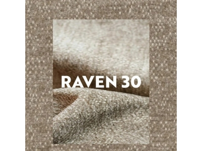 Fotel rozkładany tapicerowany wypoczynkowy relax OTUS RAVEN 30 ciemny beż