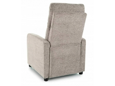 Fotel rozkładany tapicerowany wypoczynkowy relax OTUS RAVEN 07 szary