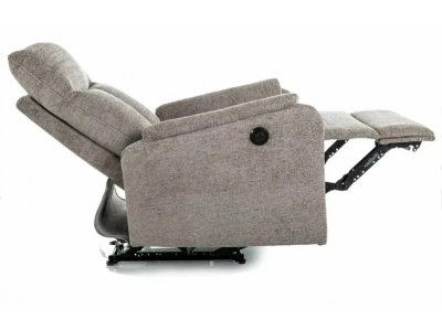 Fotel wypoczynkowy rozkładany elektryczny ATLAS Raven Szary 07