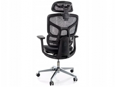 Fotel obrotowy pracowniczy biurowy gabinetowy EQ-1 czarny Signal