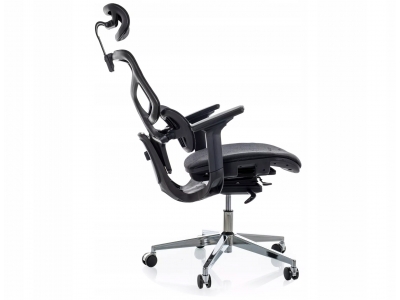 Fotel obrotowy pracowniczy biurowy gabinetowy EQ-1 czarny Signal