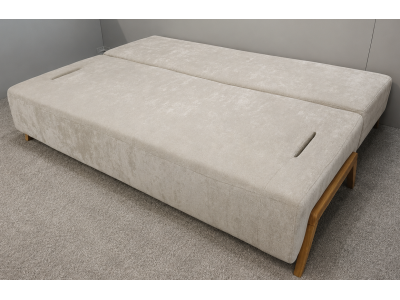 Sofa / Kanapa TINY z funkcją spania oraz stolikiem tkanina SORENO 682