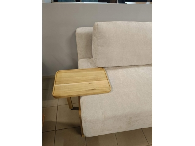 Sofa / Kanapa TINY z funkcją spania oraz stolikiem tkanina SORENO 682