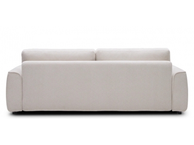 Kanapa / sofa BORSETTA SOF.3R bok A z funkcją spania tkanina RAVEN 22 jasny beż