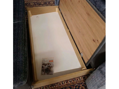 Kanapa / sofa LARUS SOF.3W z funkcją spania tkanina CREMONA 95 ciemny szary