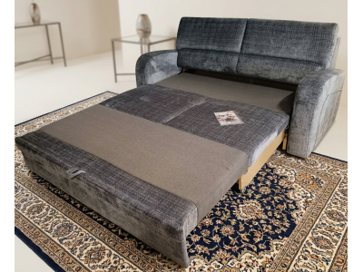 Kanapa / sofa LARUS SOF.3W z funkcją spania tkanina CREMONA 95 ciemny szary