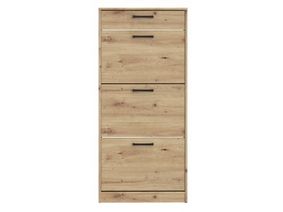 Szafka na buty Forte NIKO NIKD311 58,2 x 127,7 x 20,4 cm dąb artisan
