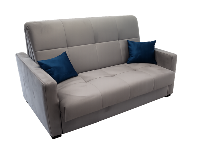 Sofa amerykanka IGA z funkcją spania tkanina Monolith 85 szary
