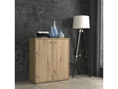 Komoda dwudrzwiowa z półkami ARCHBOX T2KK60-D78 dąb artisan Forte