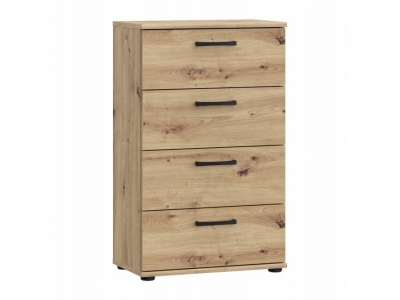 Komoda z szufladami NIKO CPLK14N-D78 Forte dąb artisan 50.2 x 81.7 cm