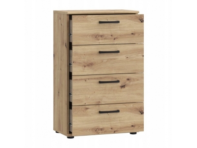 Komoda z szufladami NIKO CPLK14N-D78 Forte dąb artisan 50.2 x 81.7 cm