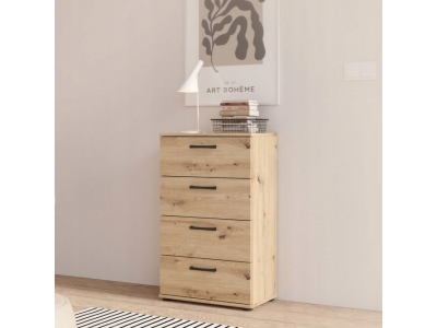 Komoda z szufladami NIKO CPLK14N-D78 Forte dąb artisan 50.2 x 81.7 cm