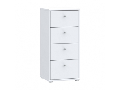 Komoda z szufladami wysoka 85,5 cm ARCHBOX T2KK211-120 biały Forte