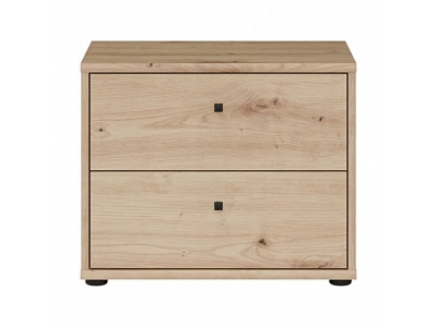 Komoda szafka nocna szauflady ARCHBOX T2KK011-D78 dąb artisan Forte 54cm