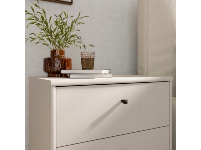Komoda szafka nocna szauflady ARCHBOX T2KK011-D78 beż piaskowy Forte 54cm
