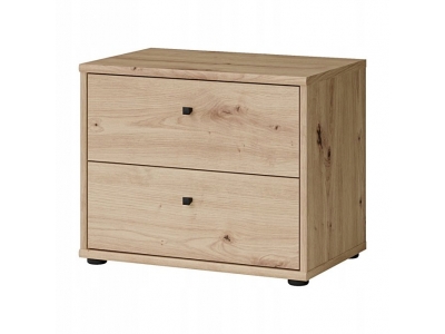 Komoda szafka nocna szauflady ARCHBOX T2KK011-D78 dąb artisan Forte 54cm