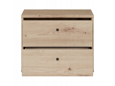 Komoda szafka nocna szauflady ARCHBOX T2KK011-D78 dąb artisan Forte 54cm