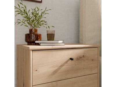 Komoda szafka nocna szauflady ARCHBOX T2KK011-D78 dąb artisan Forte 54cm