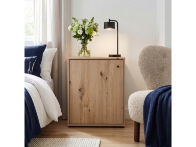 Komoda szafka nocna ARCHBOX T2KK111-D78 dąb artisan Forte 54x34,8x66,3 cm